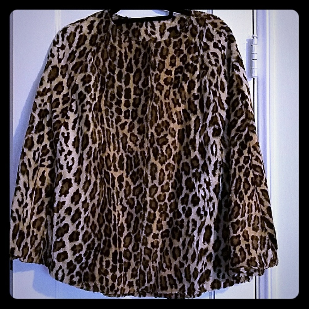 New Fairfax Trina Turk Leopard Cape SOLD